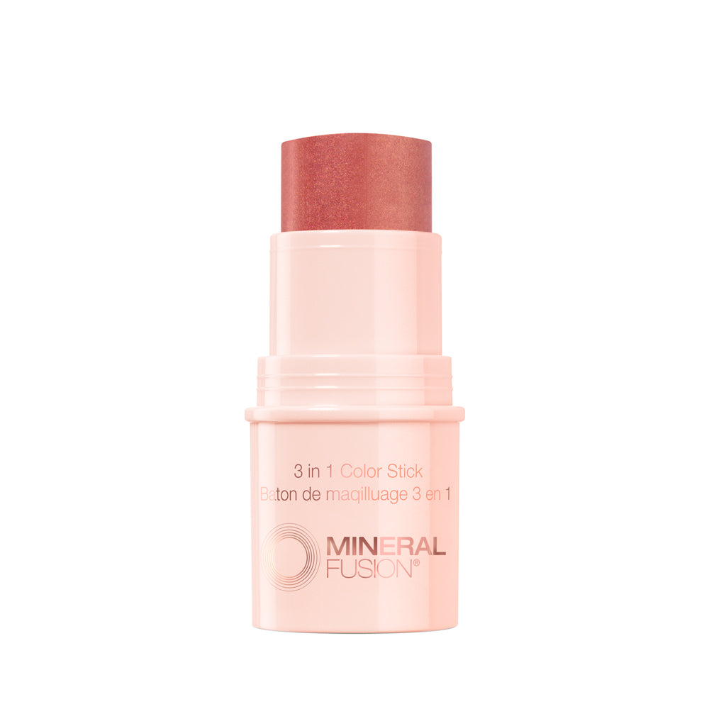 Mineral Fusion 3-in-1 Color Stick Berry Glow 0.18 Ounce