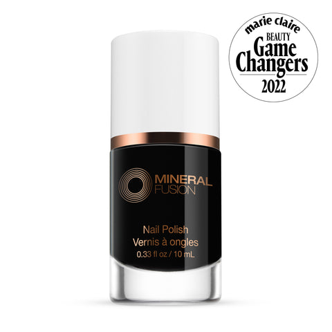 nail polish to wear with black dress Little + Statement = Perfect For Early Spring vibrant color with a naturally derived Mineral Fusion Little Black Dress